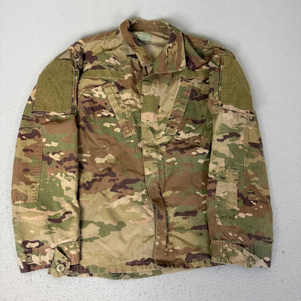 US Army OCP Multicam FR Combat Uniform Coat Small Regular Permethrin ACU